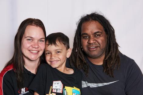Potrait of Sharleena, Jaxson and Kenneth